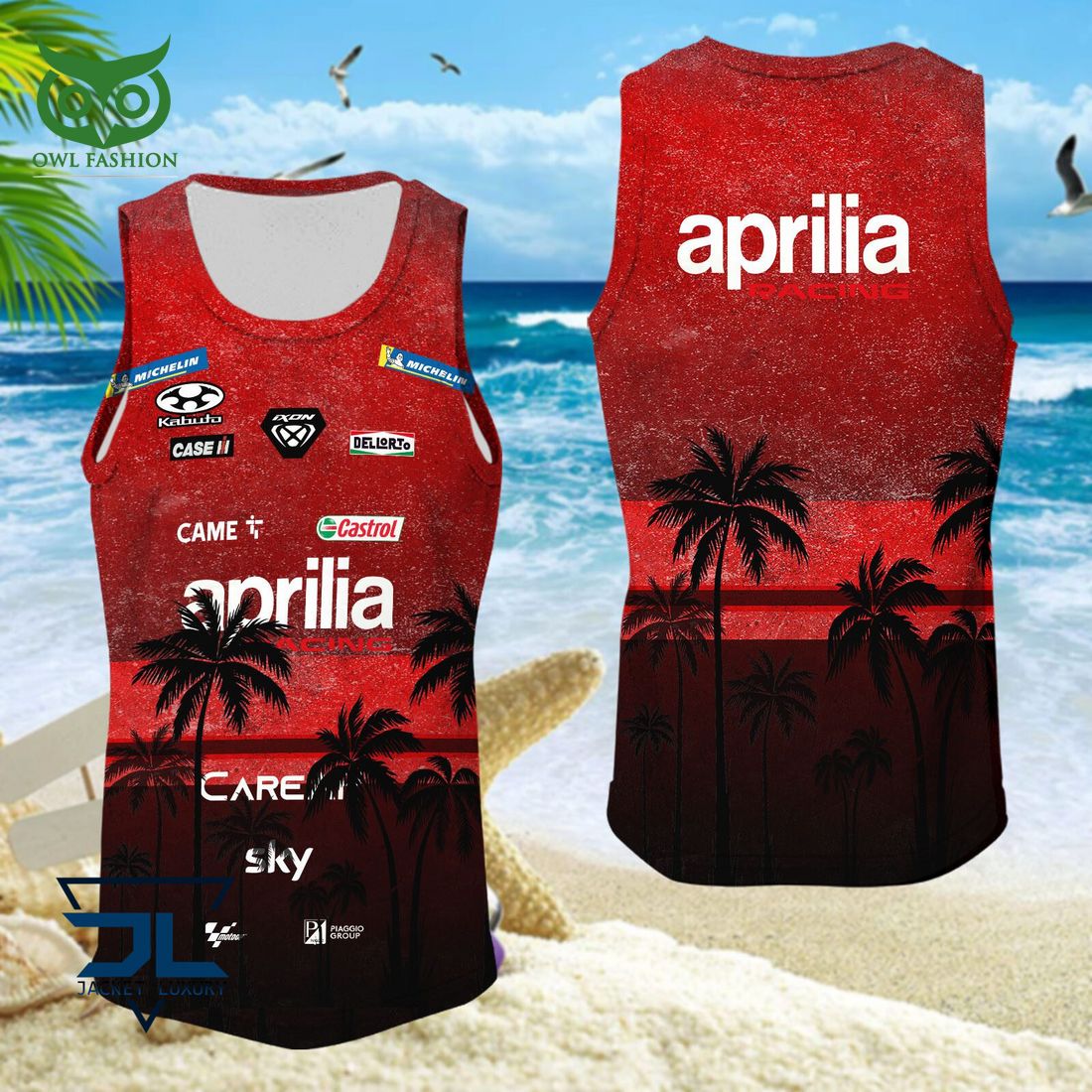Aprilia Racing Grand Prix Motogp Racing Hawaiian Shirt