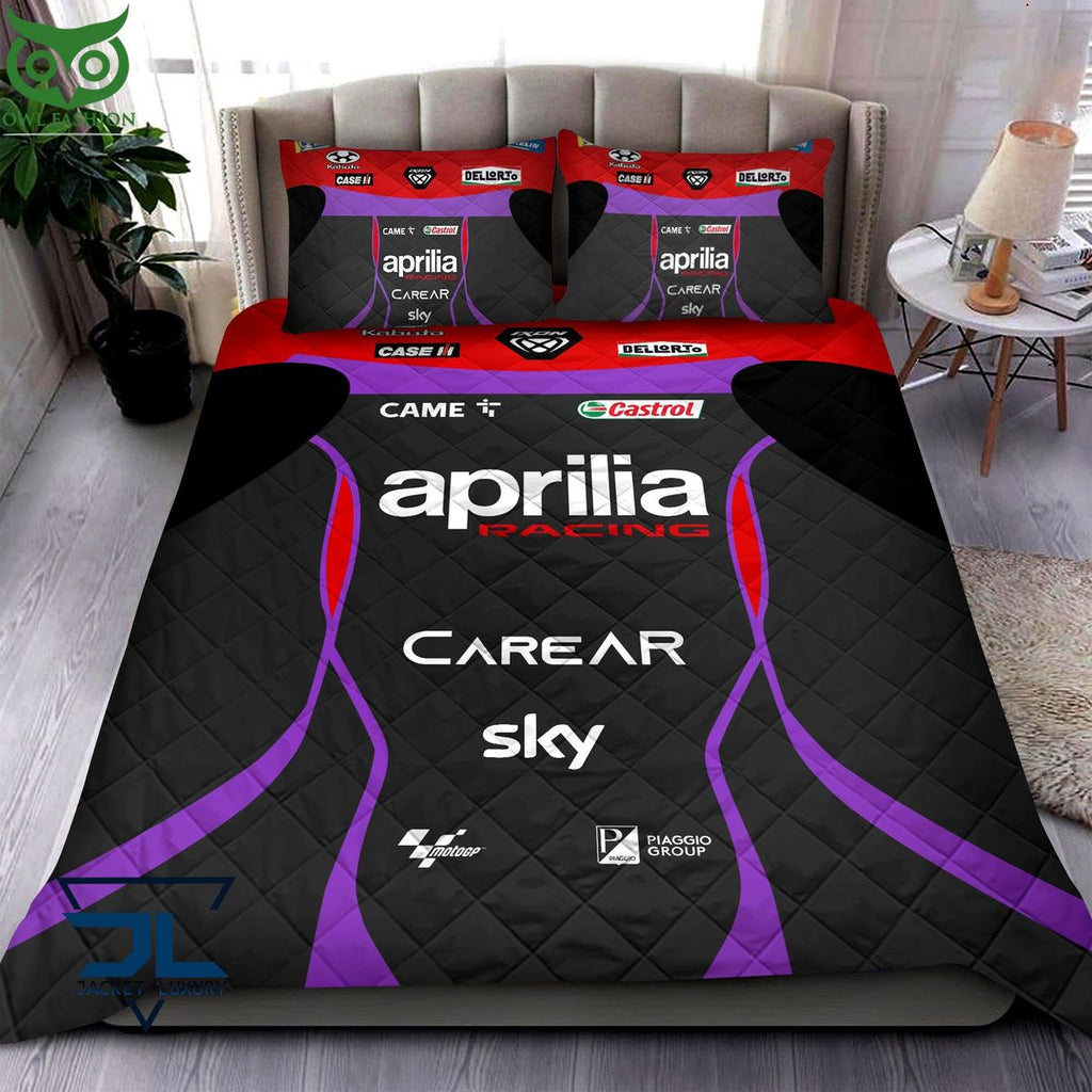 Aprilia Racing Quilt Bedding Set
