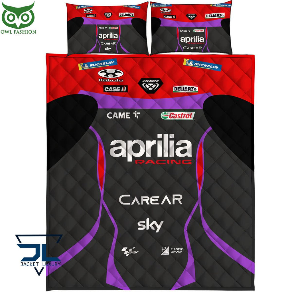Aprilia Racing Quilt Bedding Set