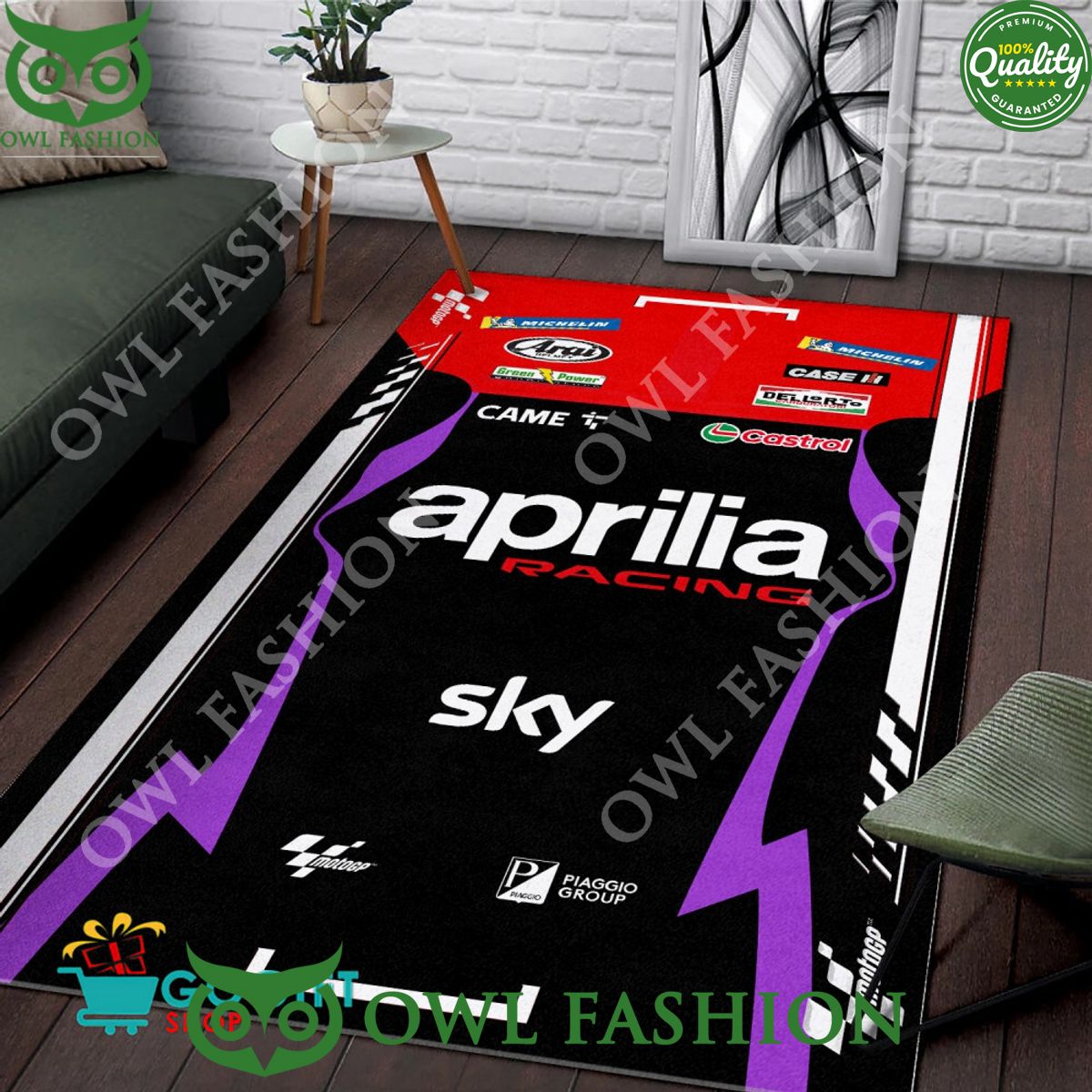 Aprilia Racing Sky Team Limited Carpet Rug