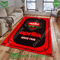 Aprilia Since 1945 Italian Logo Custom Color Rug Carpet