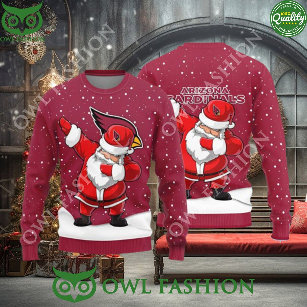 Arizona Cardinals Dab Santa New Style Ugly Sweater
