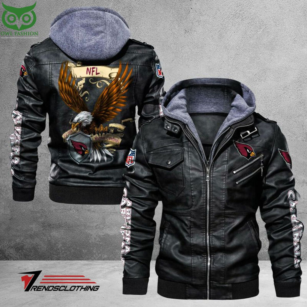 Arizona Cardinals Trending 2D Leather Jacket