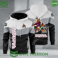 Arizona Coyotes NHL Hockey Black White Printed Hoodie