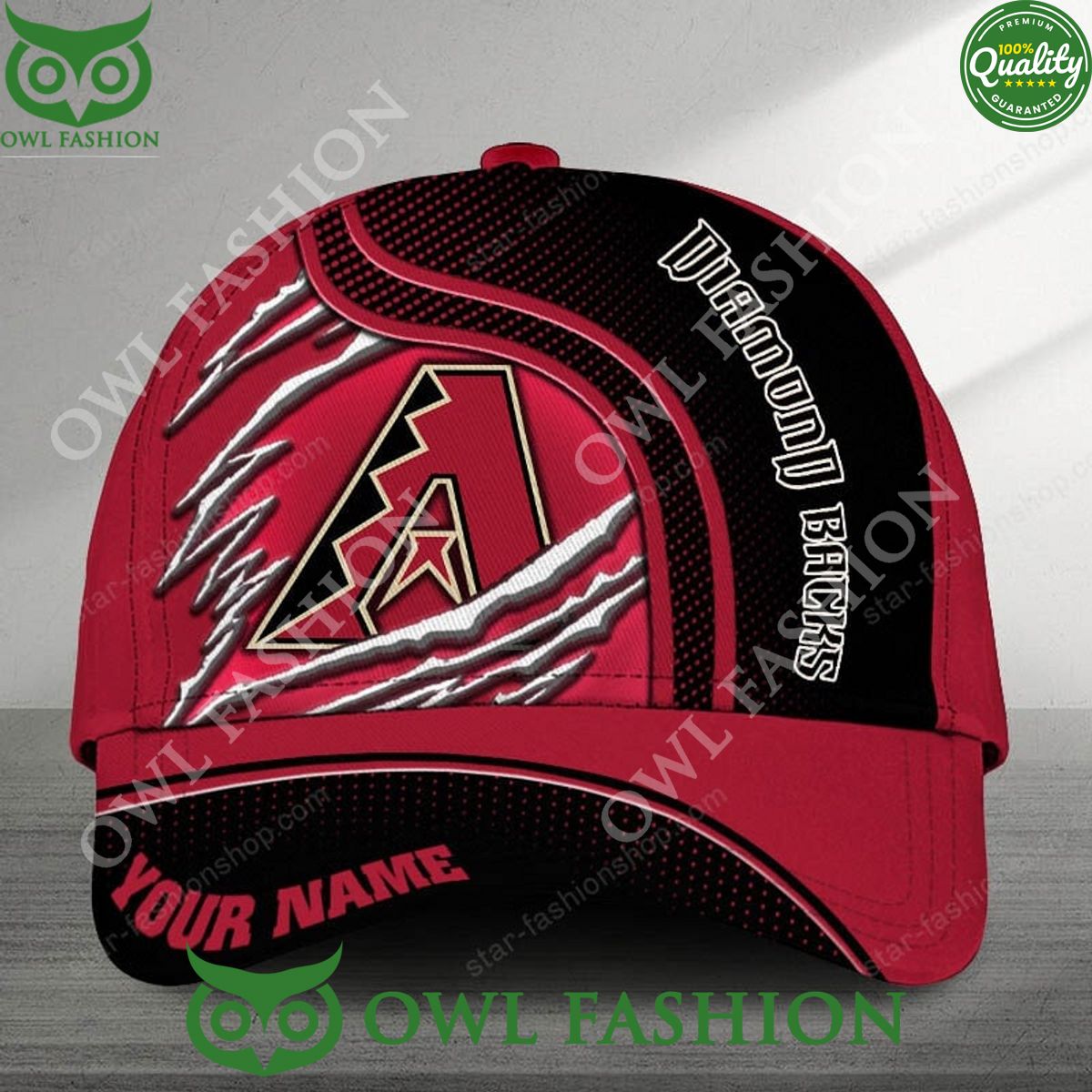 Arizona Diamondbacks Baseball Team MLB Personalized Classic Cap