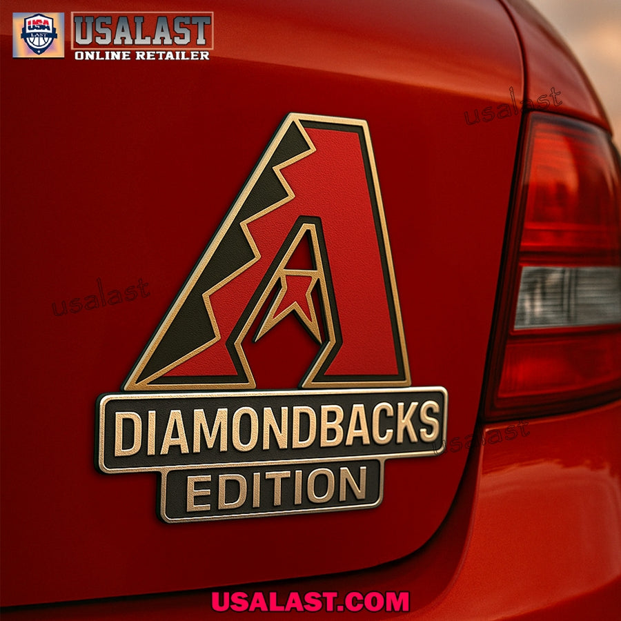 Arizona Diamondbacks Car Emblem Custom 3D Badge