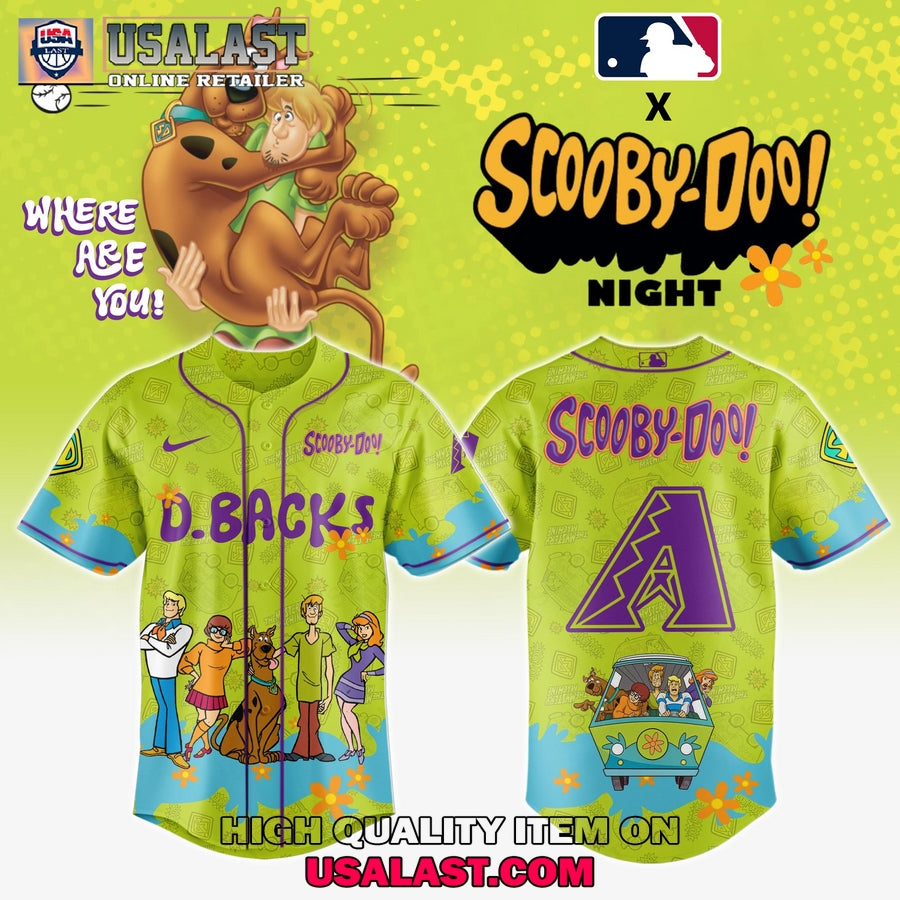 Arizona Diamondbacks Scooby Doo Night 3D Hoodie Set