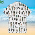 Armory Bomb Grenade Explosion Cuban Collar Hawaiian Shirt