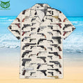 Armory Pistol Globe Collection Hawaiian Shirt