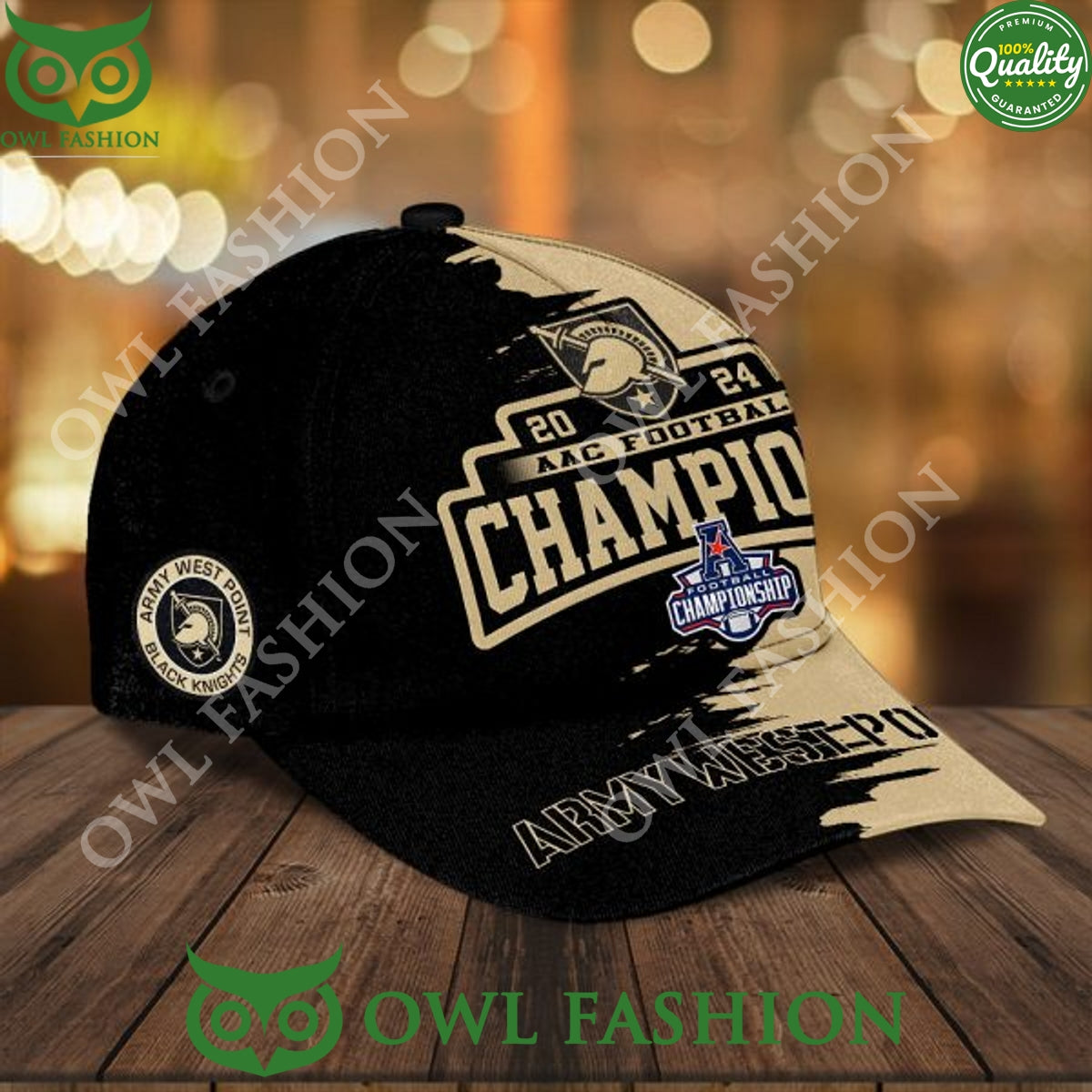 Army Black Knights Football 2024 AAC Football Champions Classic Cap