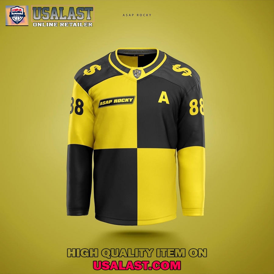 Asap Rocky Hiphop Custom Hockey Jersey