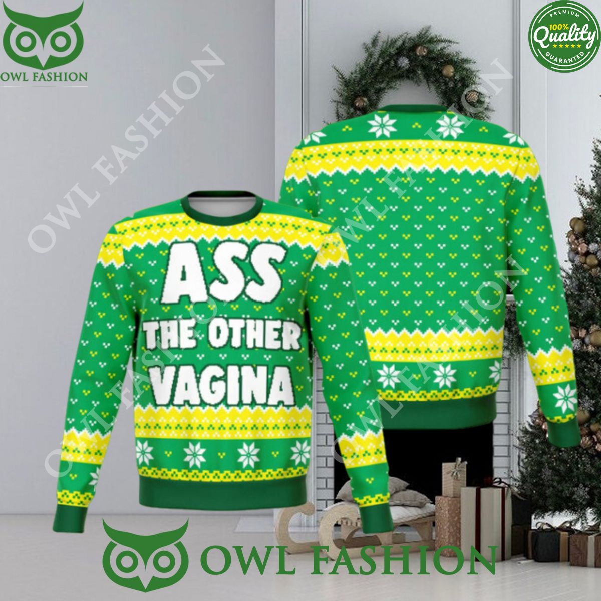 Ass the other vagina Christmas sweater