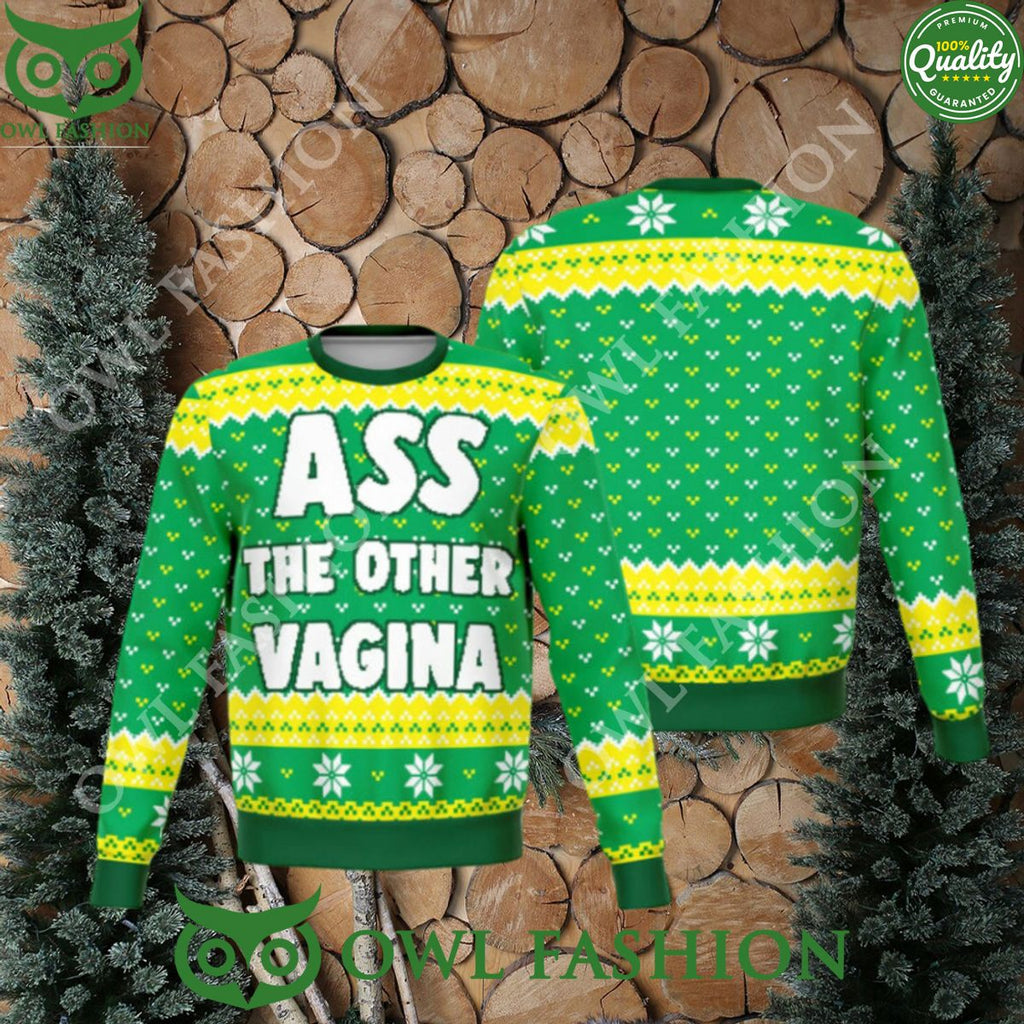 Ass the other vagina Christmas sweater