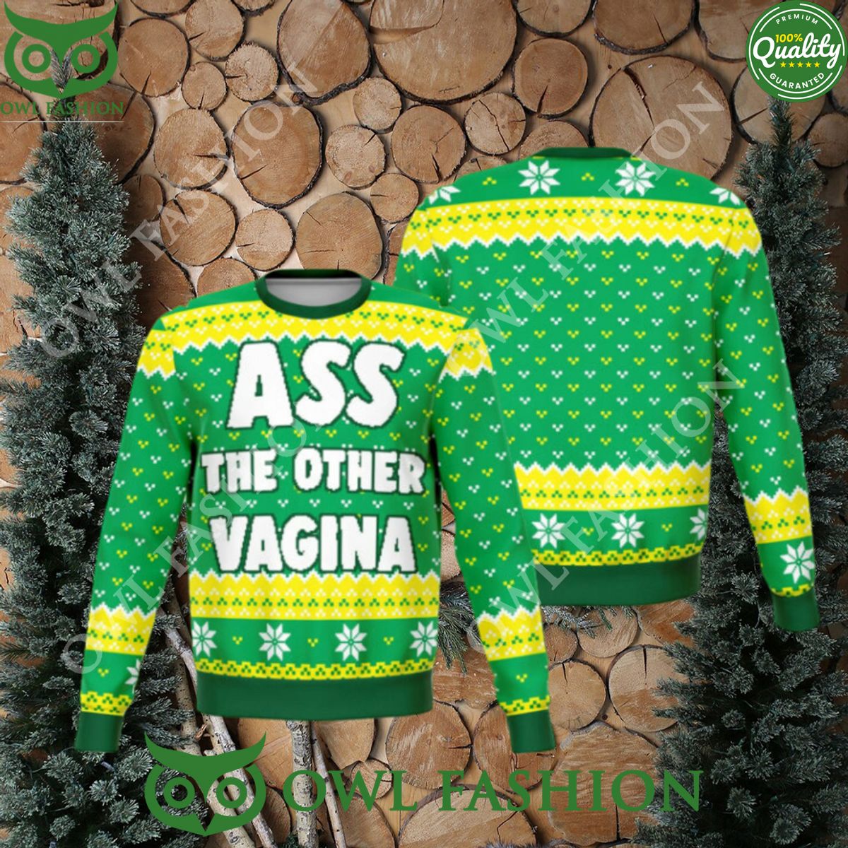 Ass the other vagina Christmas sweater