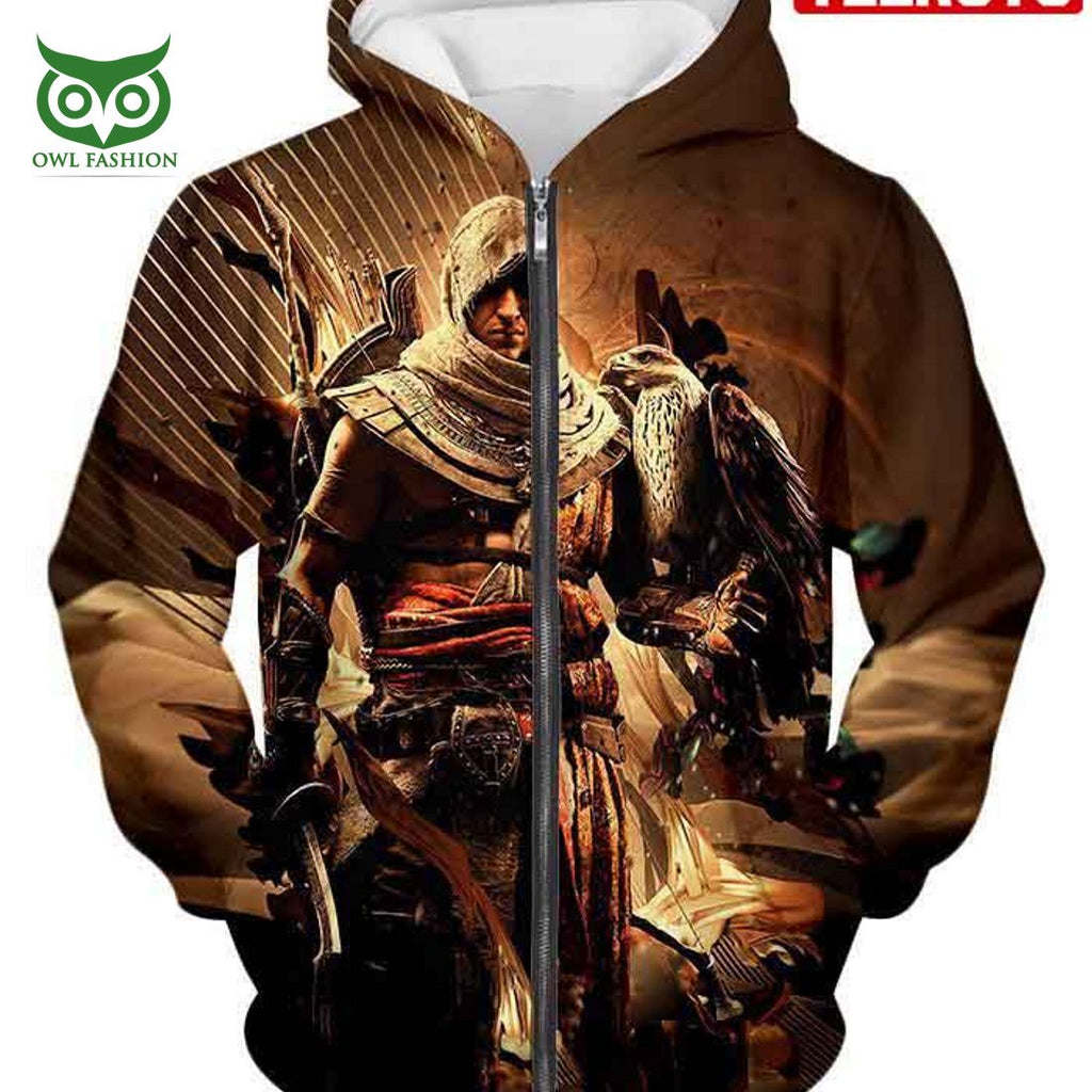 Assassin’s Creed Origins Bayek Of Siwa Cool Graphic Hd 3d Aop Hoodie
