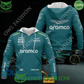 Aston Martin Cognizant British F1 Team 2024 Custom Name Hoodie Shirt