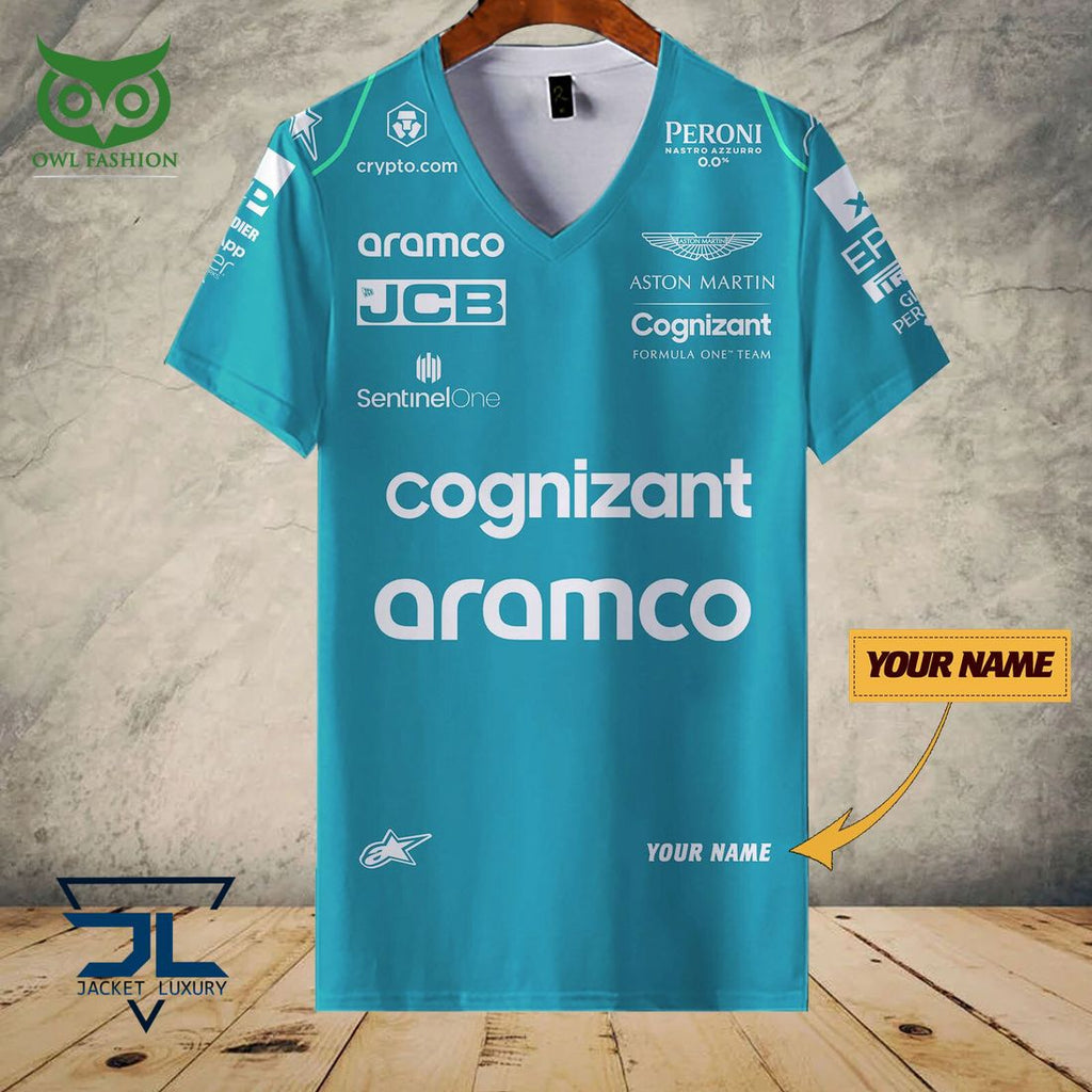 Aston Martin Cognizant F1 Team 3D Printed Shirt