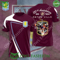 Aston Villa 150th Anniversary 1874 2024 3D t shirt
