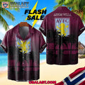 Aston Villa Coconut Tree Style Hawaiian Shirt