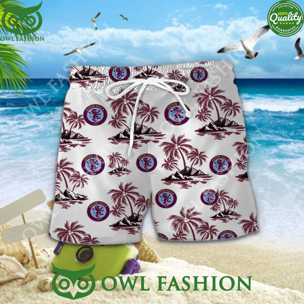 Aston Villa F.C EPL Unai Emery Coconut Hawaiian shirt