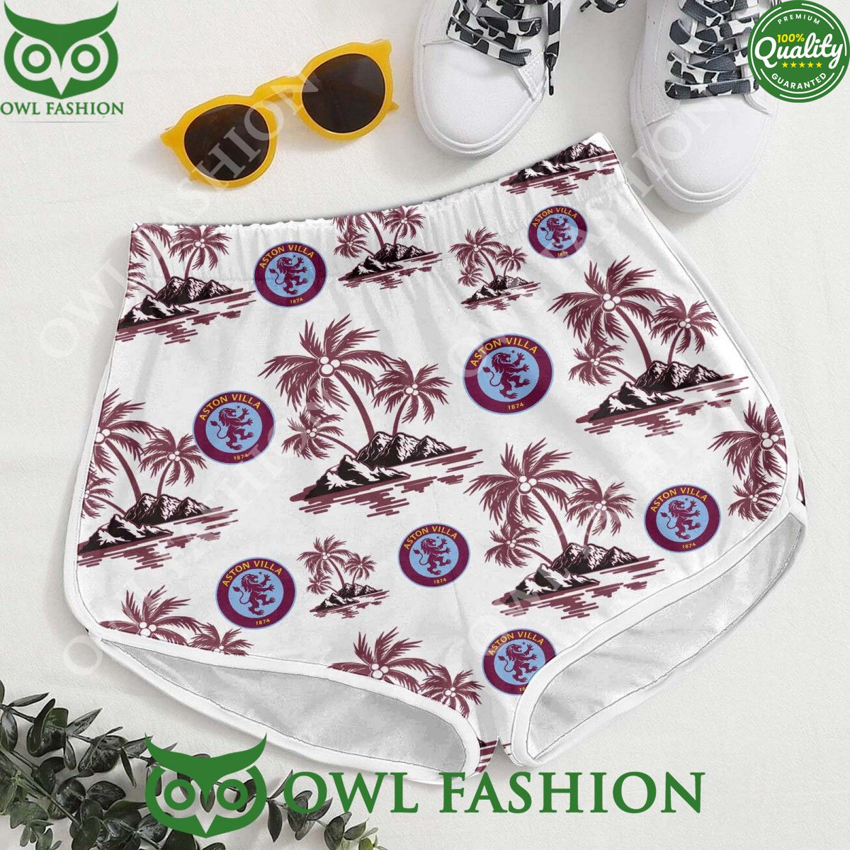 Aston Villa F.C EPL Unai Emery Coconut Hawaiian shirt