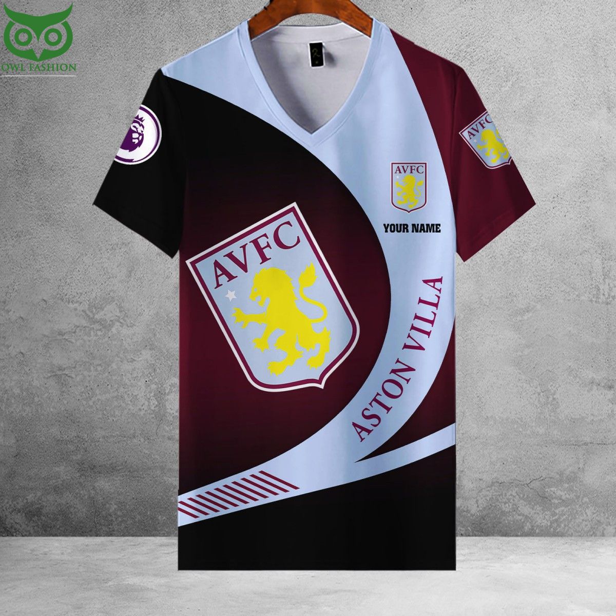Aston Villa F.C Premier League Hoodie T-shirt Sweatshirt