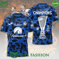 Atalanta BC UEFA Europa League Final Dublin 2024 3D t shirt