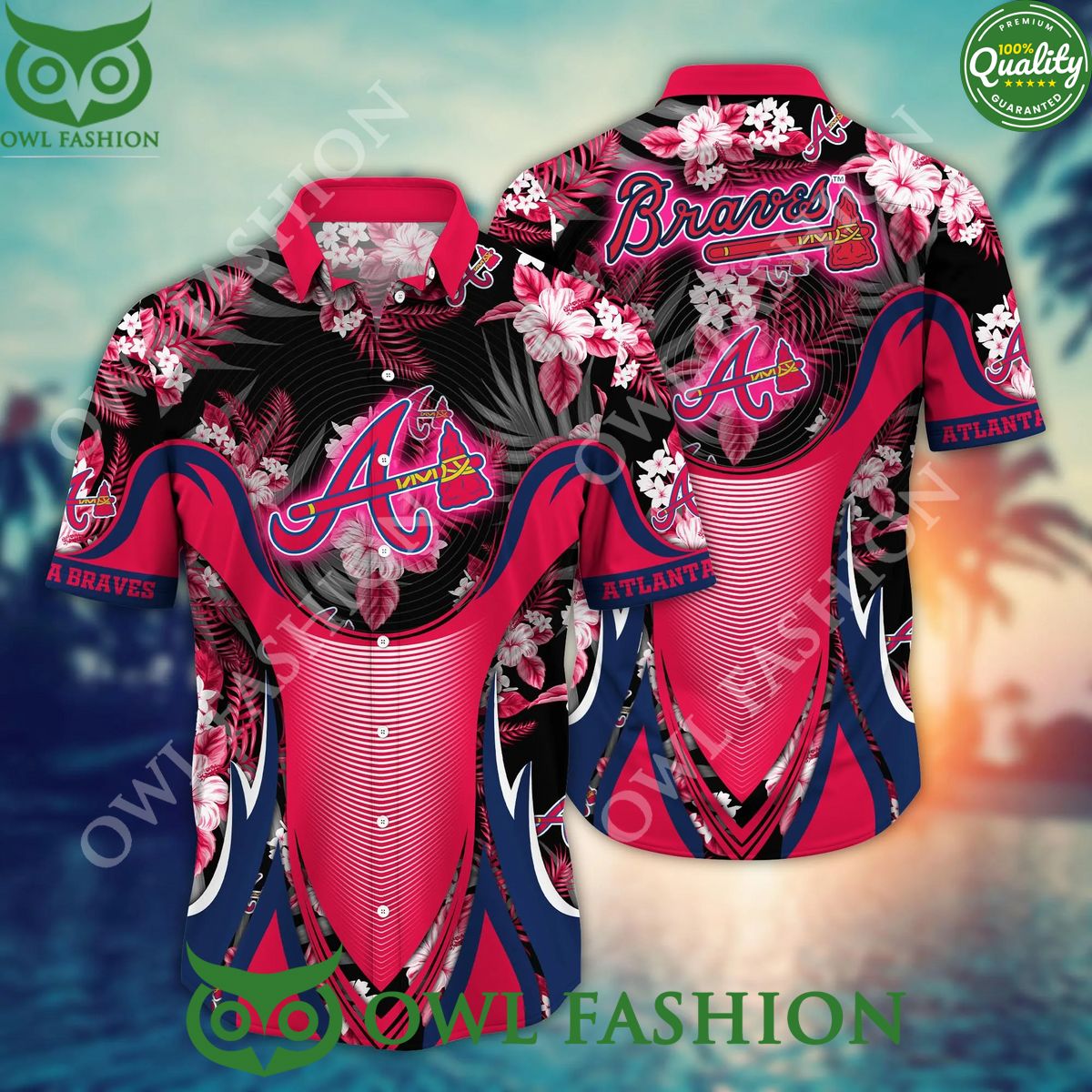 Atlanta Braves MLB Hawaiian Shirt Surfing Summer Vibe Aloha Shirt