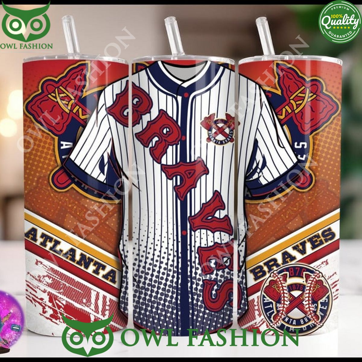 Atlanta Braves MLB Limited Skinny Tumbler