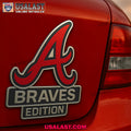Atlanta Braves Premium Car Emblem Custom 3D Badge