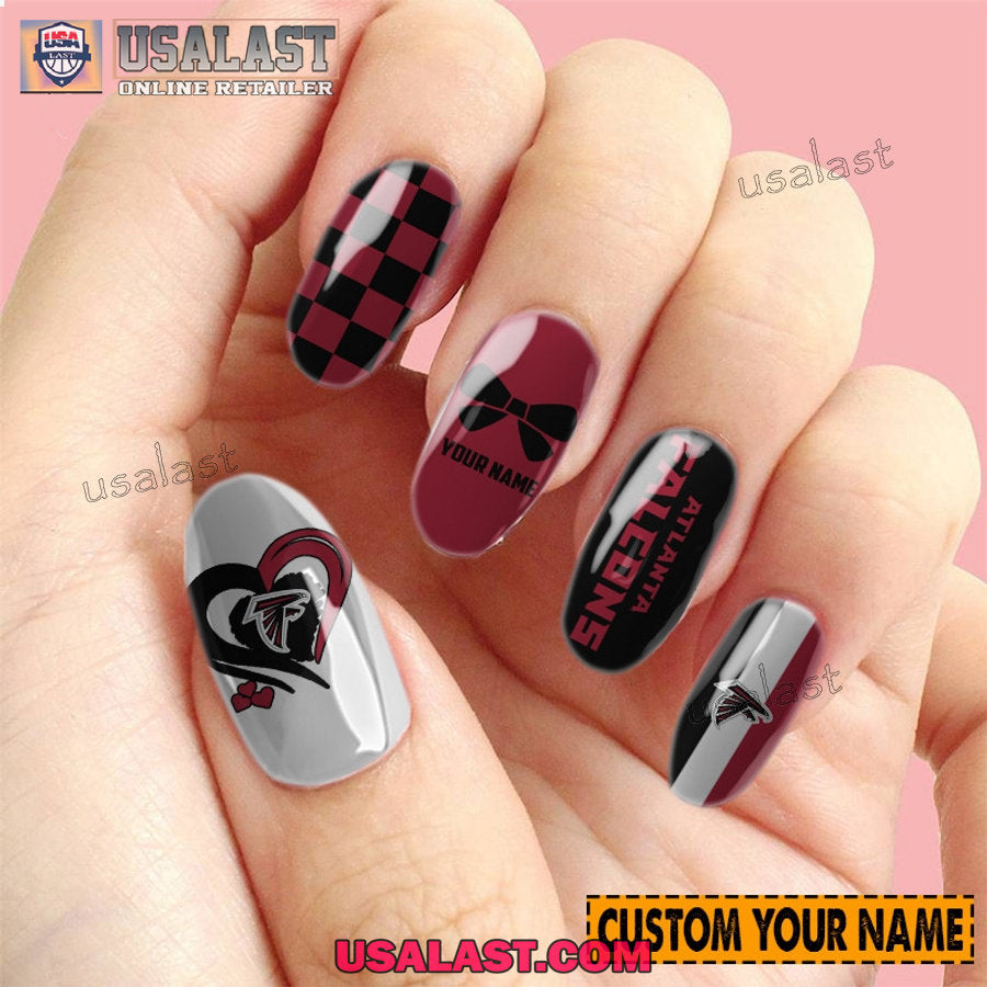 Atlanta Falcons Women Custom Nails Set