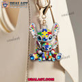 Autism Awareness Mama Holding Her Little One Acrylic Keychain