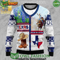 Awesome Texas Wool Blend Ugly Knit Christmas Sweater