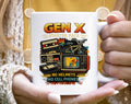 Gen-X Starter Pack 80s & 90s Nostalgia Vhs Bike Coffee Mug