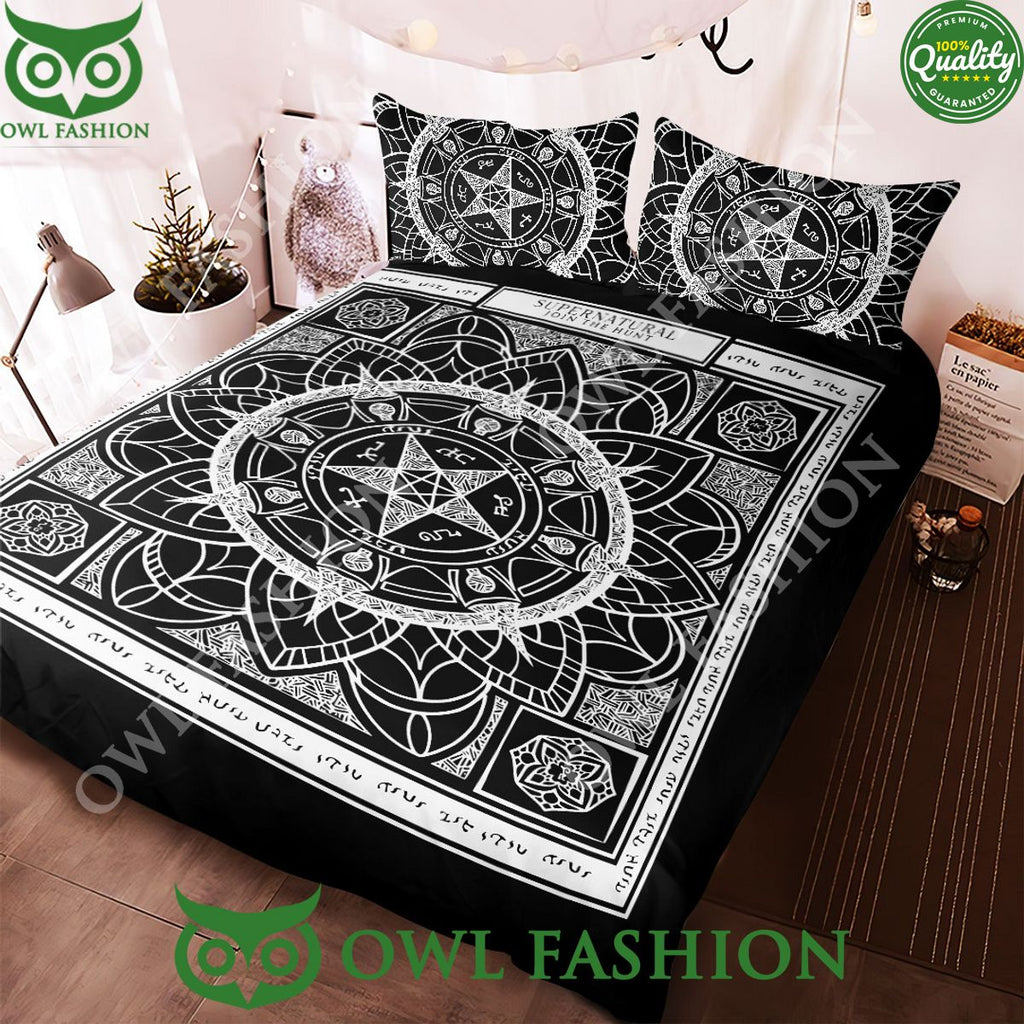 Supernatural Satan Magic Star Symbol Bedding set