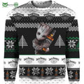 Baby Groot Hug Jack Daniels Christmas Ugly Sweater