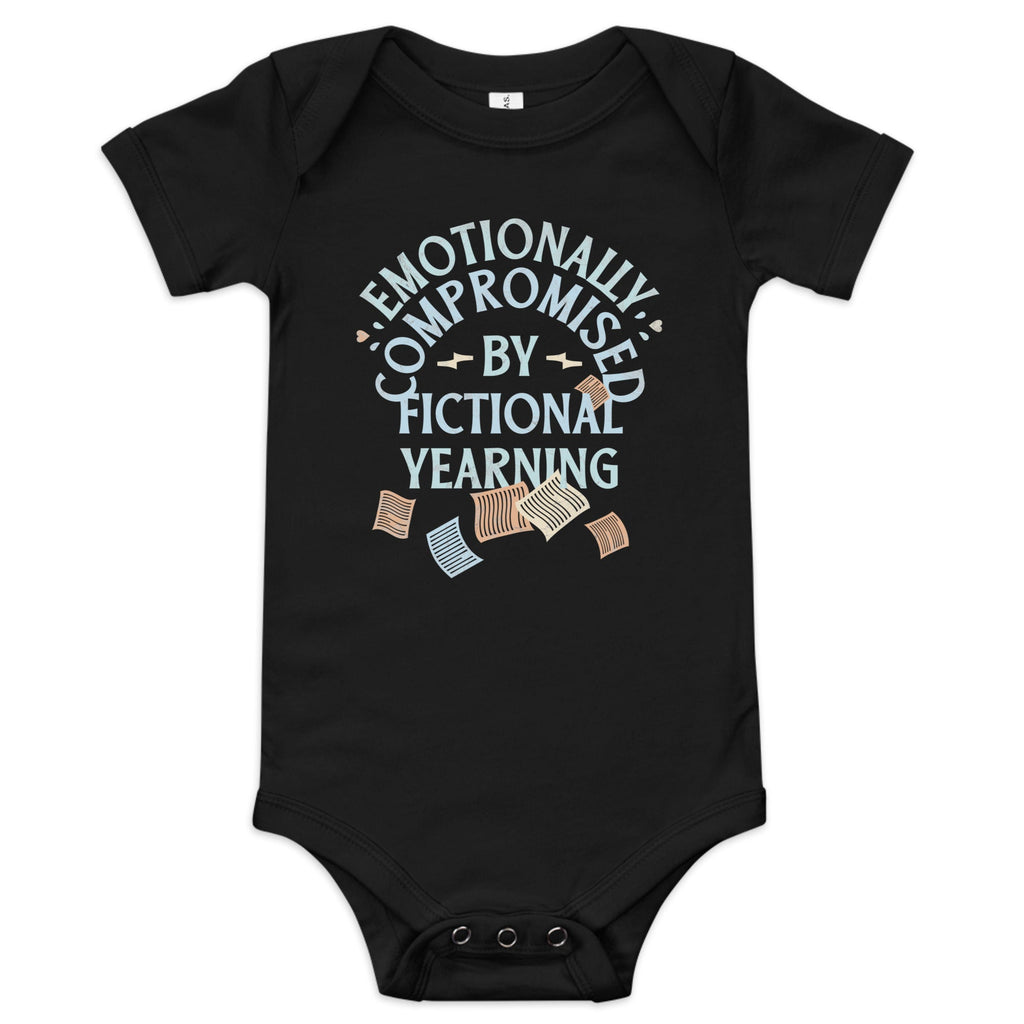 Emotionally Compromised By Fictional Yearning Kid's Onesie