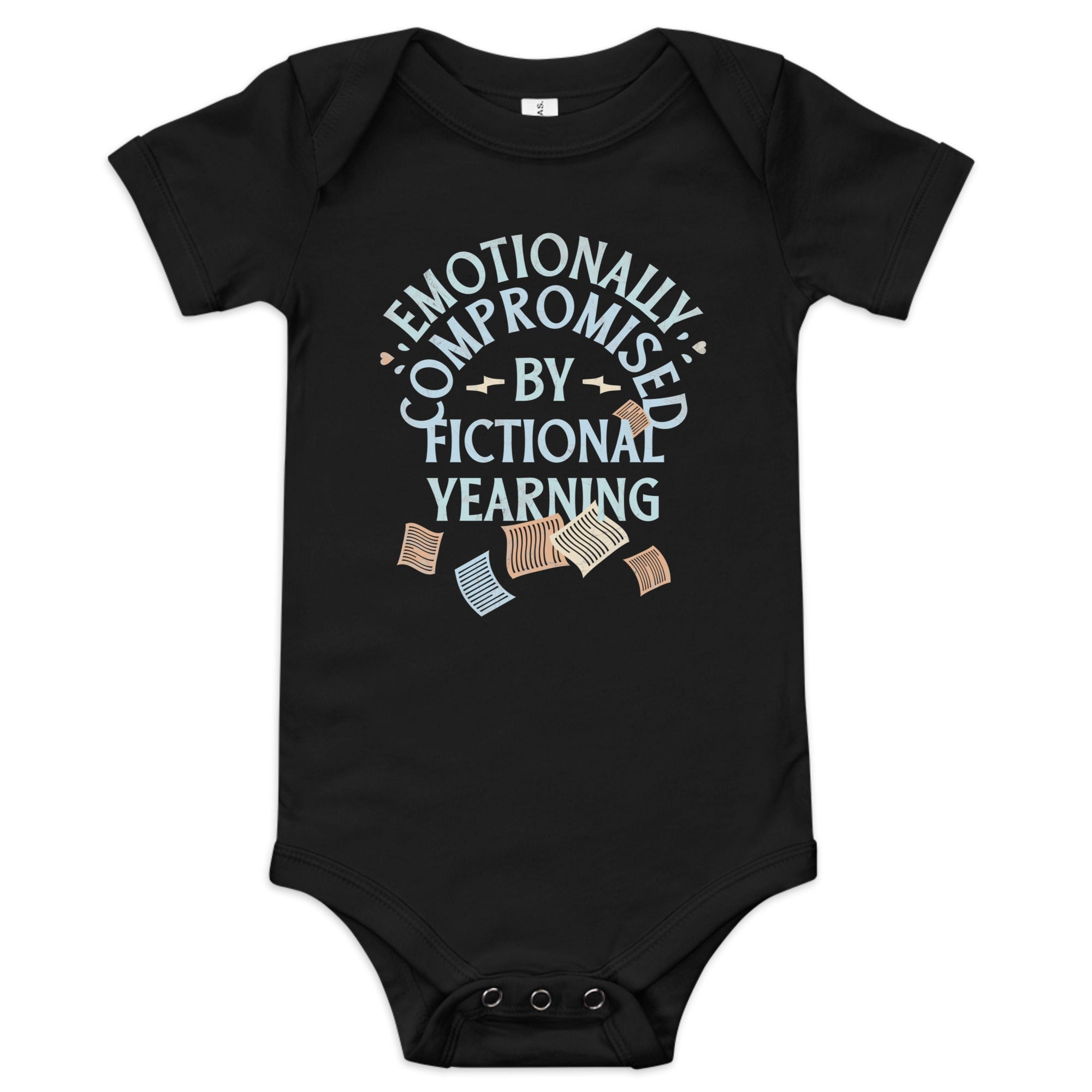 Emotionally Compromised By Fictional Yearning Kid's Onesie