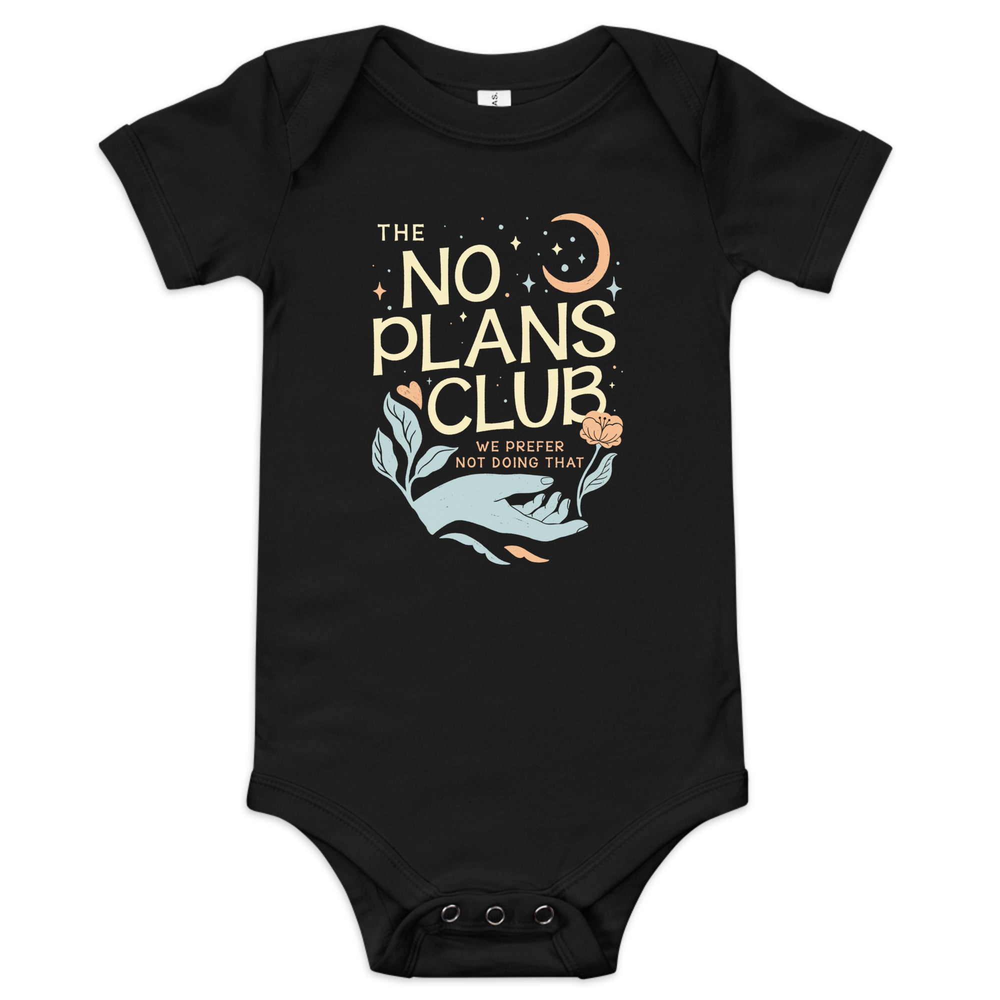 No Plans Club Kid's Onesie