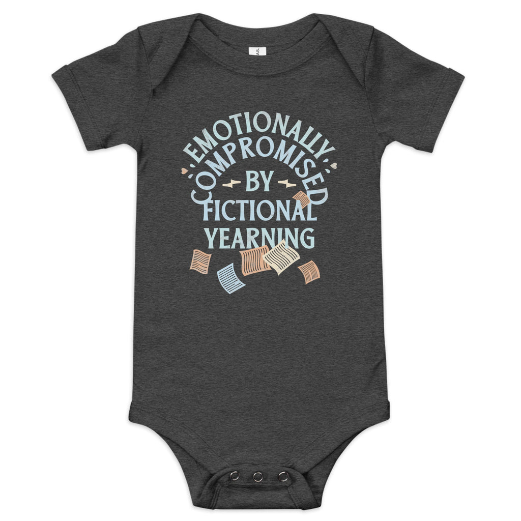 Emotionally Compromised By Fictional Yearning Kid's Onesie