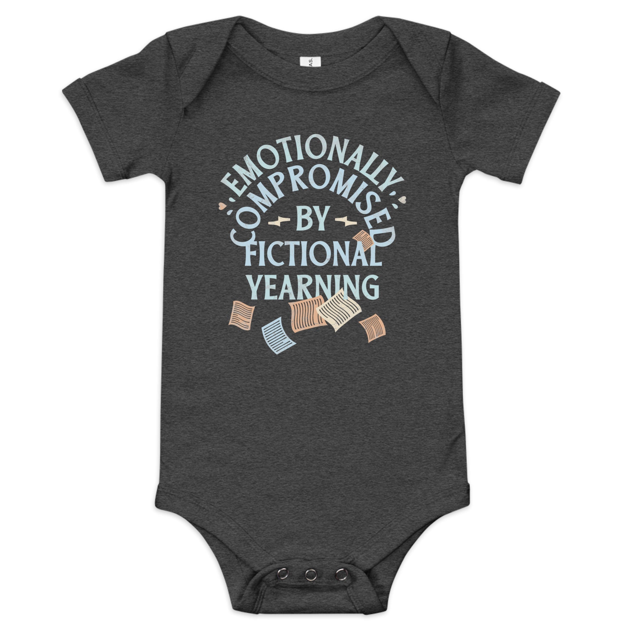 Emotionally Compromised By Fictional Yearning Kid's Onesie