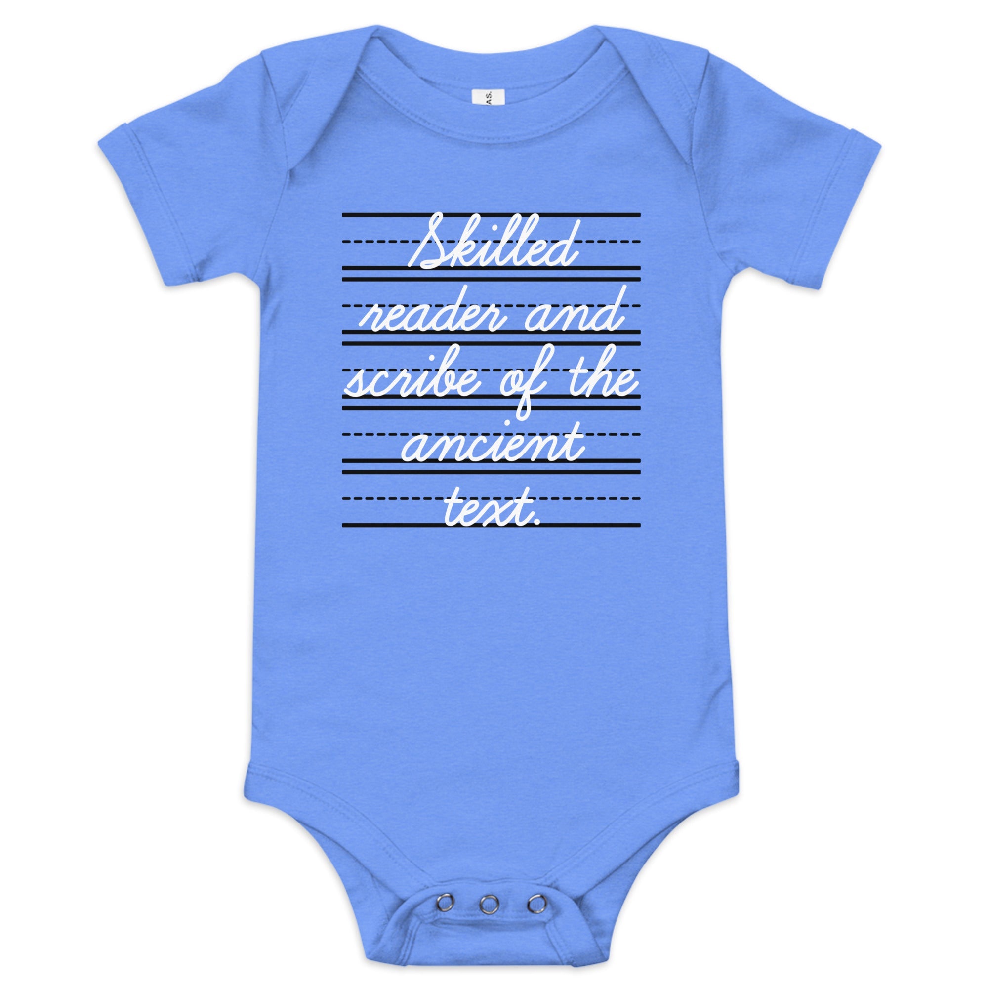 Skilled Reader And Scribe Of The Ancient Text Kid's Onesie