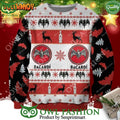 Bacardi Wine Alcohol Knitted Ugly Christmas Sweater