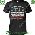 Back 2 back 4 times champions OKlahoma Sooners Softball t shirt