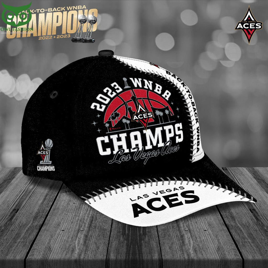 Back to Back Las Vegas Aces 2023 WNBA Champions Classic Cap