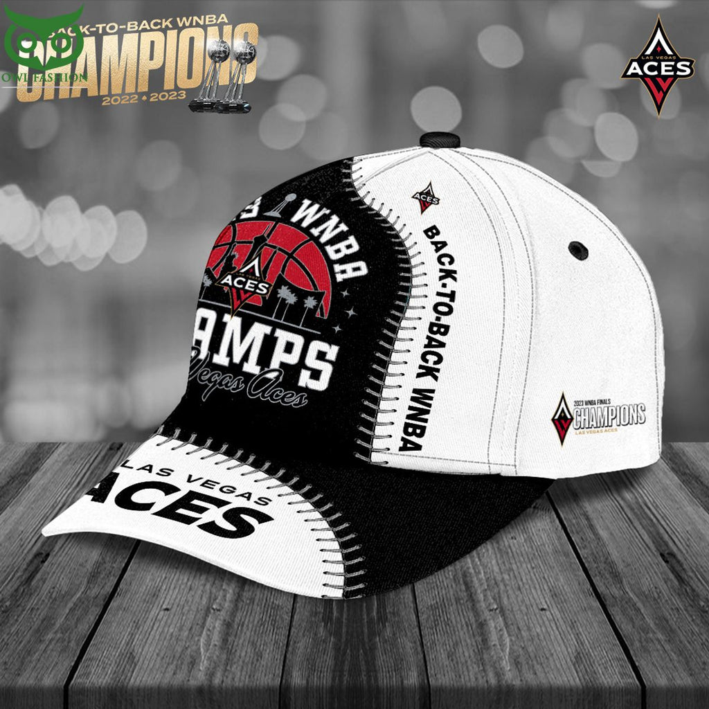 Back to Back Las Vegas Aces 2023 WNBA Champions Classic Cap