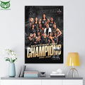 Back to Back WNBA Las Vegas Aces 2023 Win Champions Canvas Prints