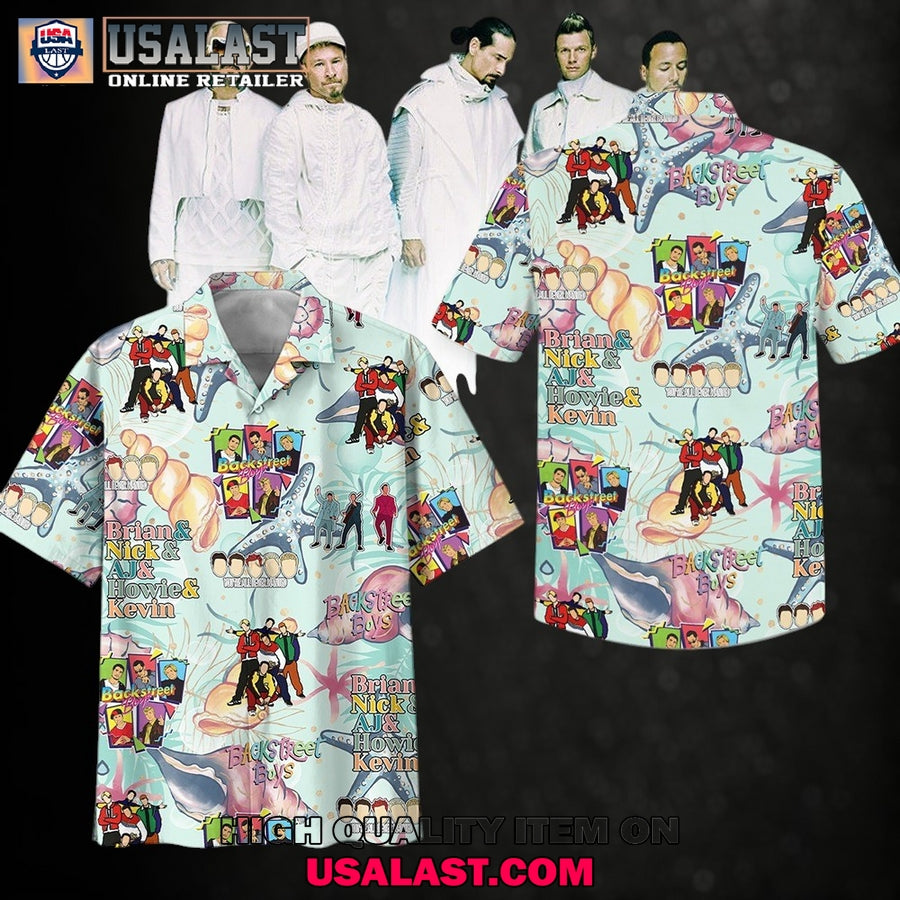 Backstreet Boys Band Short Sleeve Hawaiian Shirt