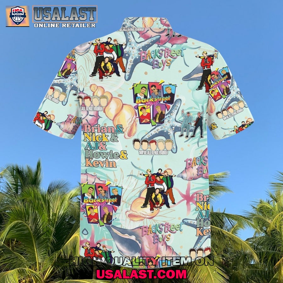 Backstreet Boys Band Short Sleeve Hawaiian Shirt
