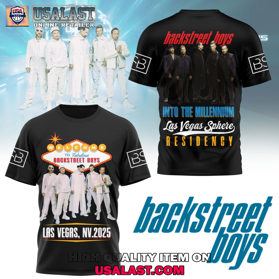 Backstreet Boys Live At Las Vegas Sphere 3D Shirt